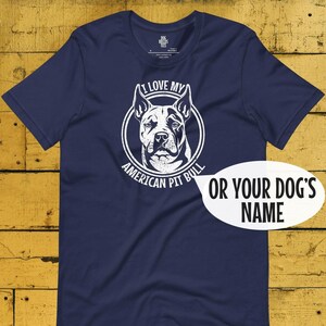 American Pit Bull Shirt, Gift For Dog Owner, Dog Portrait Shirt, Custom Dog Mom Gift, Dog Dad Gift, Dog Lovers Gifts, Custom Pet Gifts