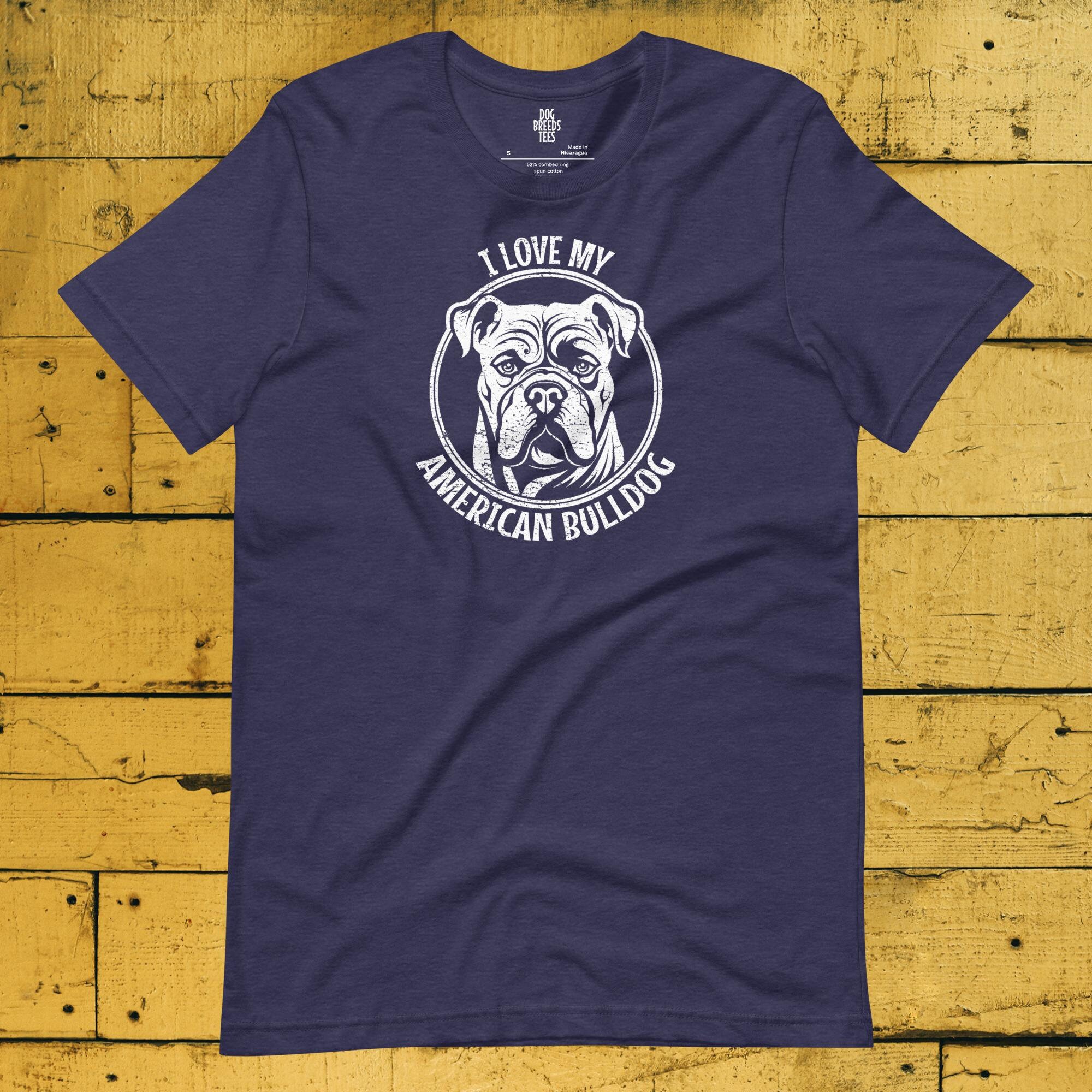 English Bulldog Love Cute Bully Dog Mom Funny Womens Gift Unisex T-Shirt