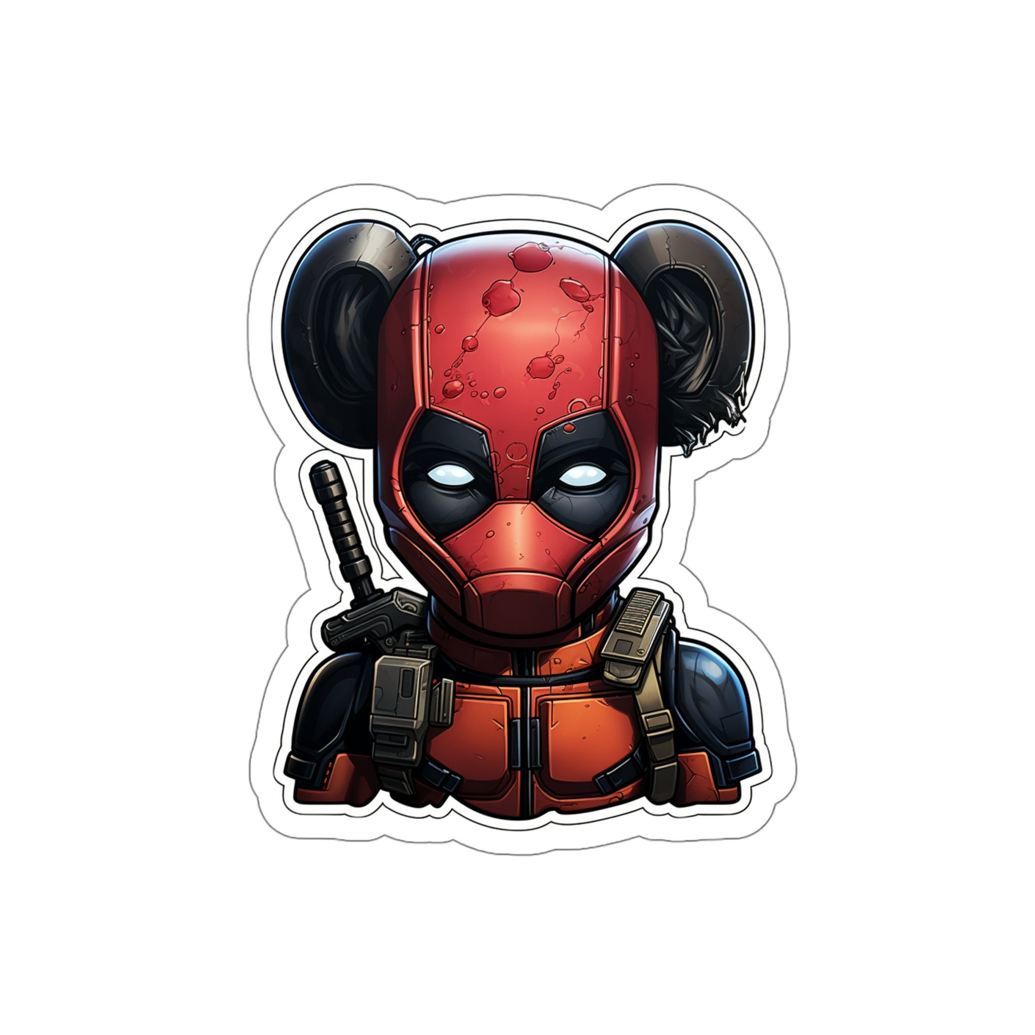Deadpool Mickey Mouse Aka Deadmouse - Etsy