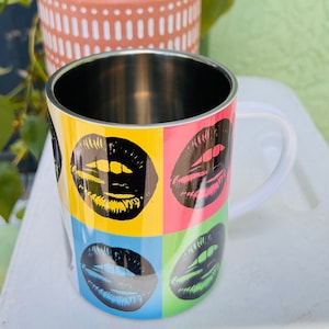 Lips Design Stainless Steel Cups