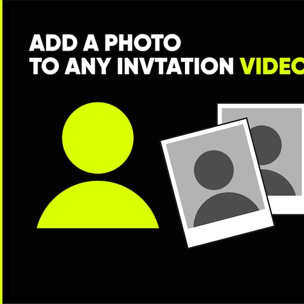 Adding Photo Item - Add Your Kid's Picture To Our Video Invitations