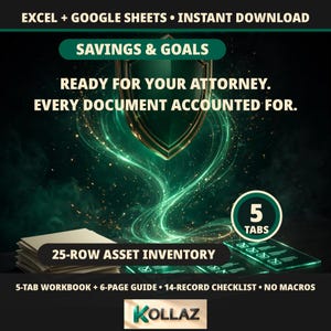 Divorce Financial Organizer Spreadsheet: Asset, Debt & Document Checklist + Post-Split Budget Planner