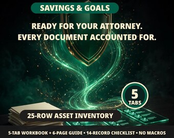 Divorce Financial Organizer Spreadsheet: Asset, Debt & Document Checklist + Post-Split Budget Planner