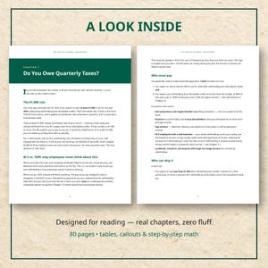 1099 Tax Playbook 2026: Quarterly Estimated Taxes, Deductions & Self-Employed Tax Guide (80-Page PDF) image 3