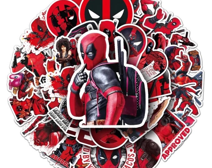Deadpool Sticker Pack - Etsy