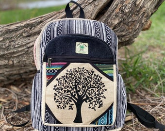 Hemp Casual Bag, Crossbody, Vegan, Handmade , Lightweight, Durable, Eco-friendly, Made in Nepal
