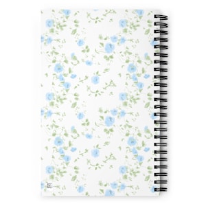 Blue Floral Dreamy Princess Notebook - Etsy