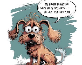 Quirky Dog PNG, Funny Quirky Dog Coffee Mug Png, Funny Sarcastic Sublimation, Sarcasm Dog Quote Print, Funny Quotes png, Animal Humorous PNG