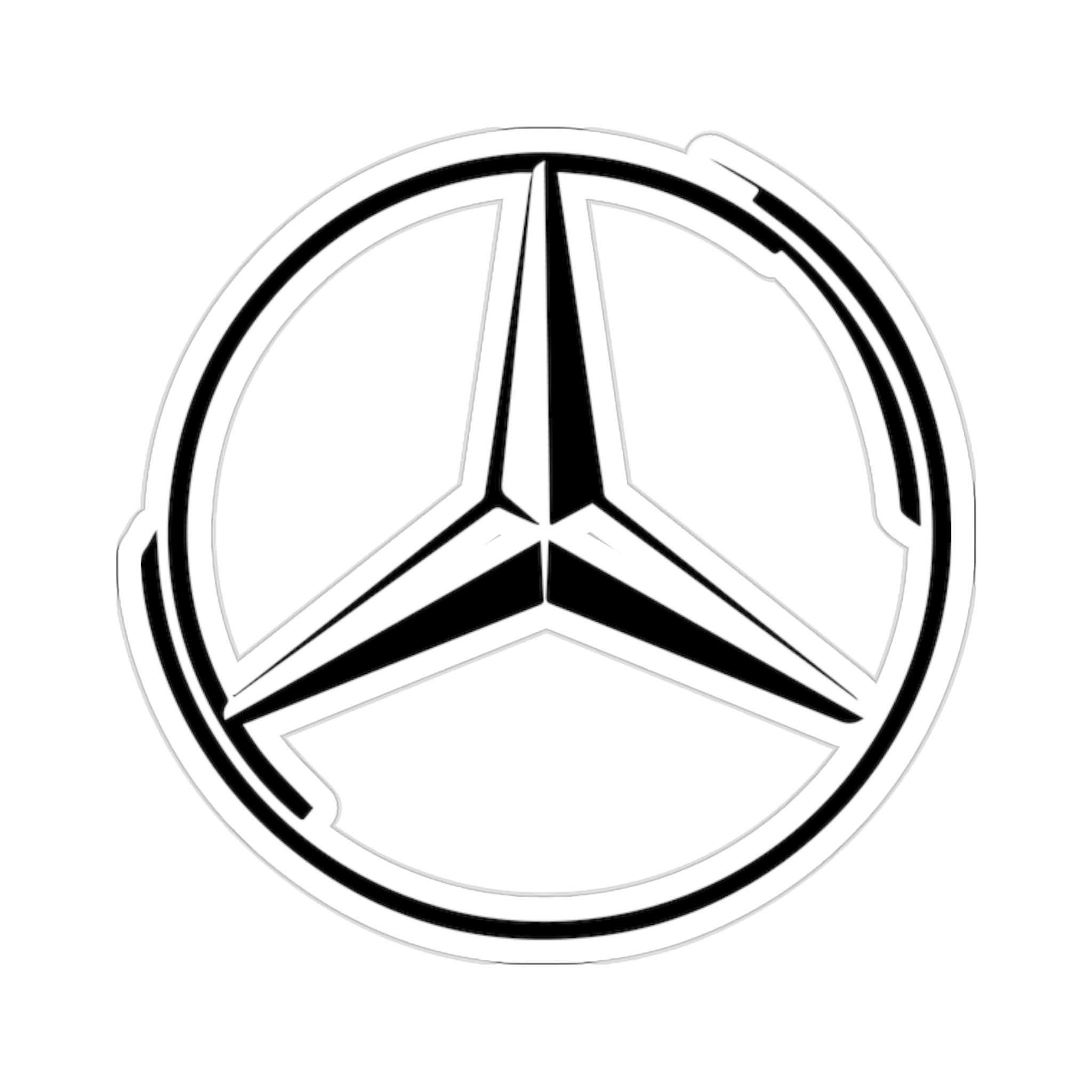 4pcs Mercedes Benz Logo Vinyl Decal Sticker Emblem Side Stickers Car Truck  Windo