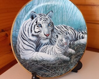 White Majesty Franklin Mint White Tiger ☆フランクリンミント