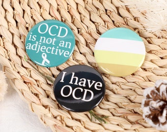 OCD Awareness Pinback Buttons