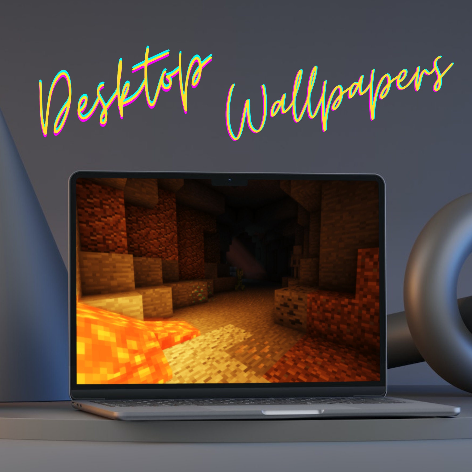 Minecraft Desktop Wallpaper 3 Pack - Etsy