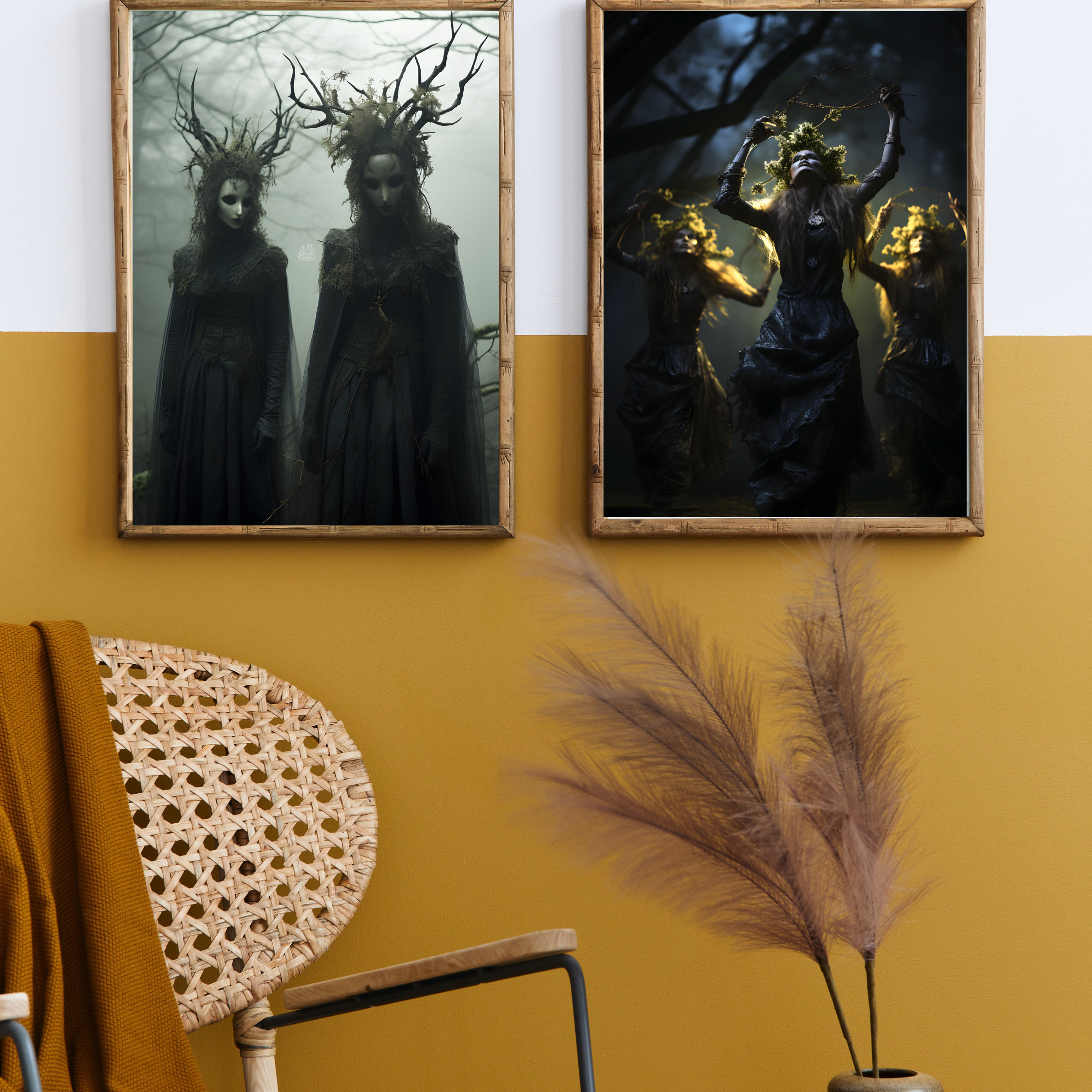Forest Witches Photography, Creepy Goth Wall Art, Spooky Victorian ...