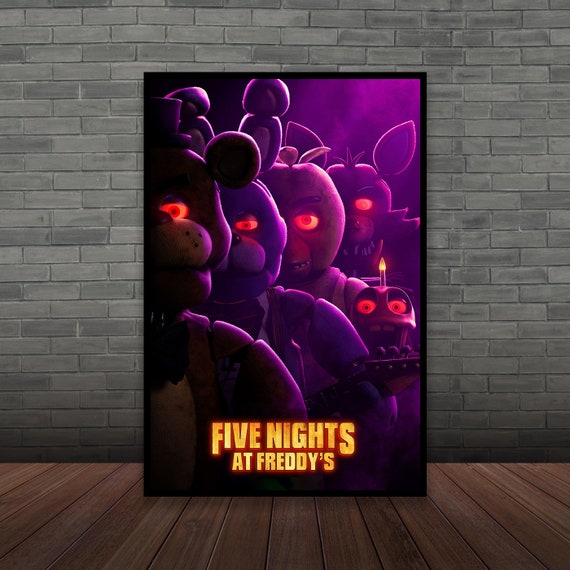 NEW Five Nights at Freddy's Movie Poster Gaming FNAF 2023 Movie Art Poster  USA