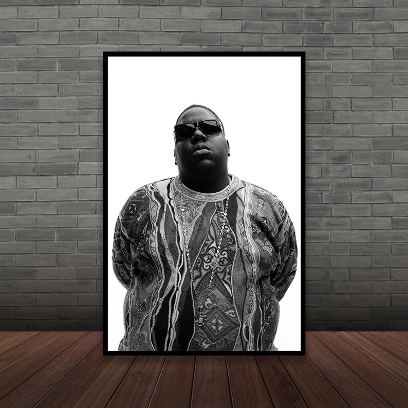 Notorious Biggie Smalls Music Poster Wall Art Room Decor Etsy