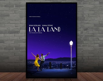 La La Land Filmklassiker Film, Wandkunst, Raumdekor, Wohnkultur, Kunst Poster Geschenke, Plakat benutzerdefinierte Leinwanddruck