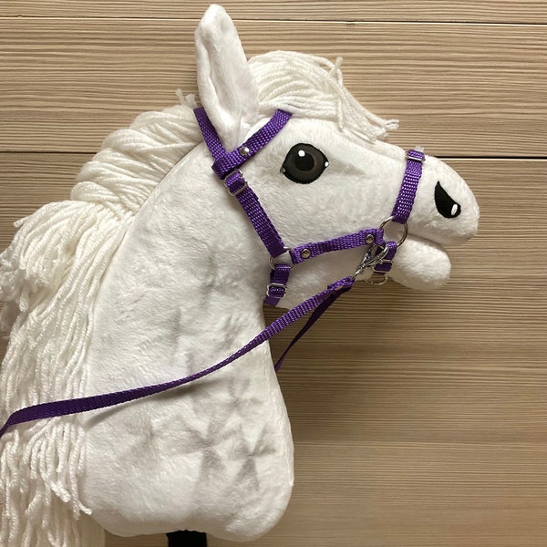 Verstellbares Halfter mit Zügel für Hobby Horse, passend für viele Größen