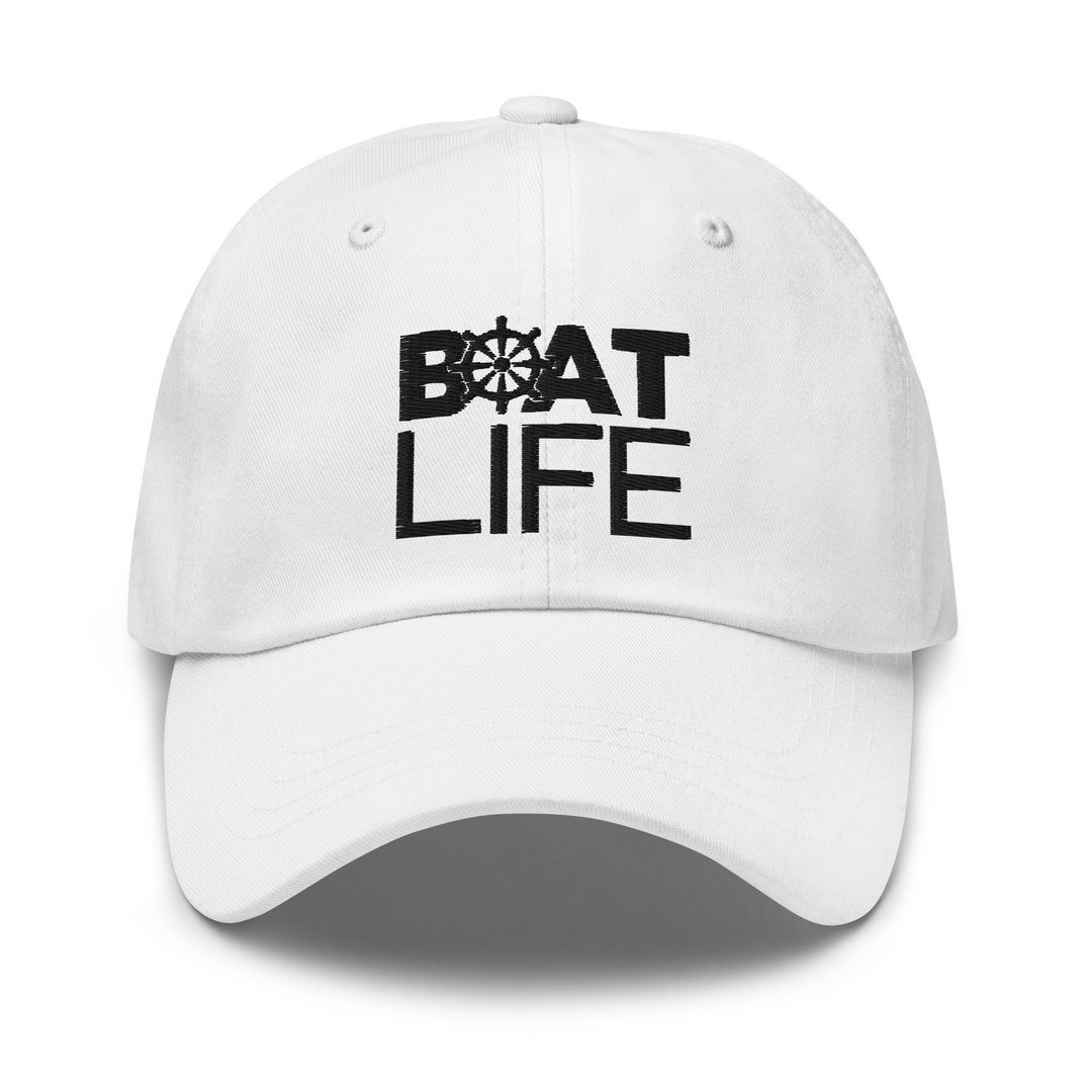 Boat Life Dad Hat Boat Hats Nauticalcaps Sail Headwear Etsy