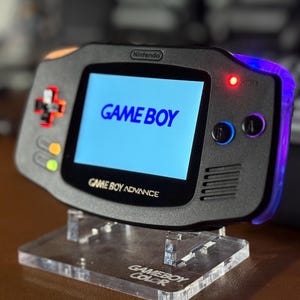 Custom Gameboy Advance - Ultra Glow / Backlit Screen (IPS) / On Screen Display / USB-C Rechargeable Battery / GBA