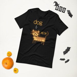 Cat in Disguise T-Shirt: &#39;Meow&#39; with a &#39;Dog&#39; Twist - Playful Kitty Humor