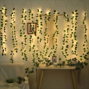 Vine wall with neon sign deals