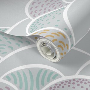 Wallpaper, feature wall, abstract wallpaper, grey wallpaper, feature wallpaper, peel and stick wallpaper, removable wallpaper, diy wallpaper