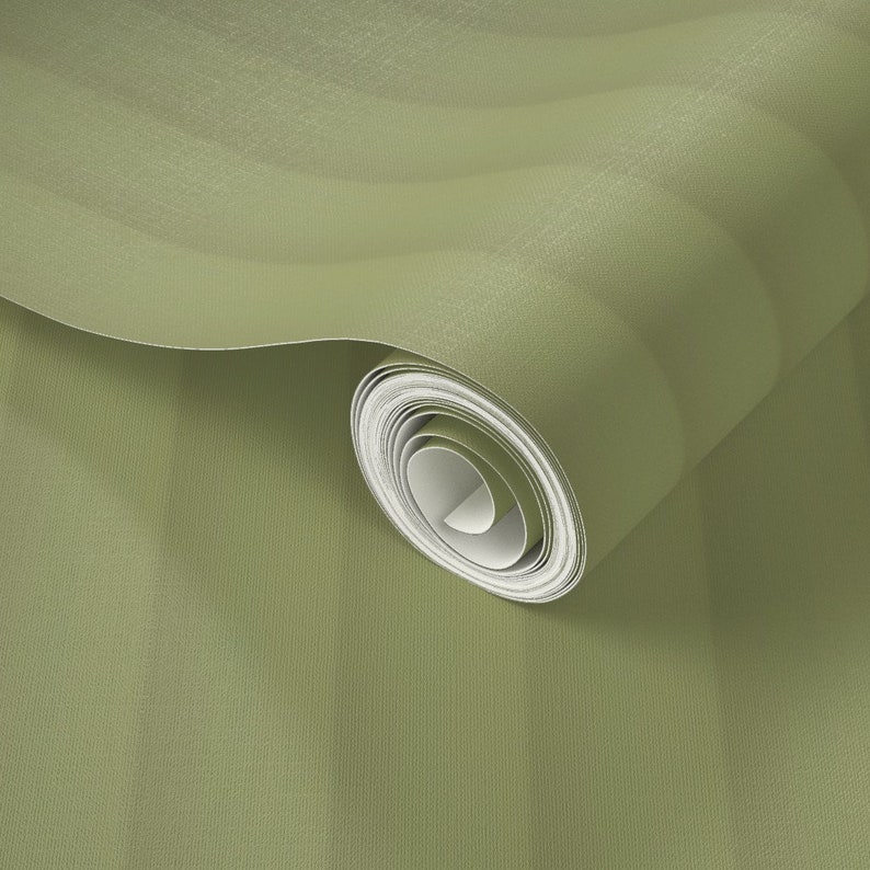 Curved Wall Panelling Wallpaper, Wall Panel Wallpaper, Olive Green ...
