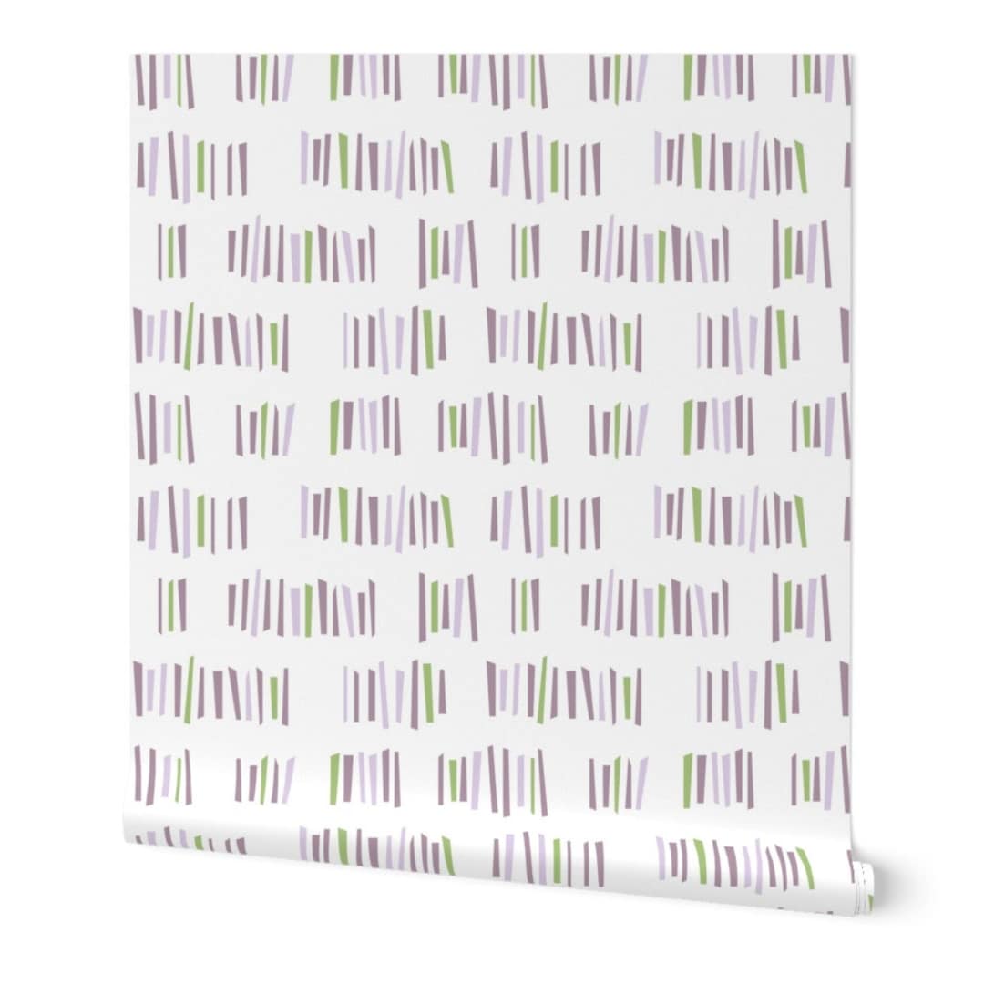 Minimal Wallpaper Purple Wallpaper Feature Wall Simple Etsy