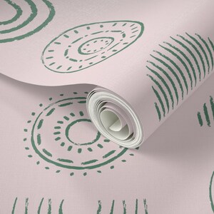 Minimal wallpaper, pink wallpaper, feature wall, simple wallpaper, feature wallpaper, peel and stick wallpaper, removable wallpaper