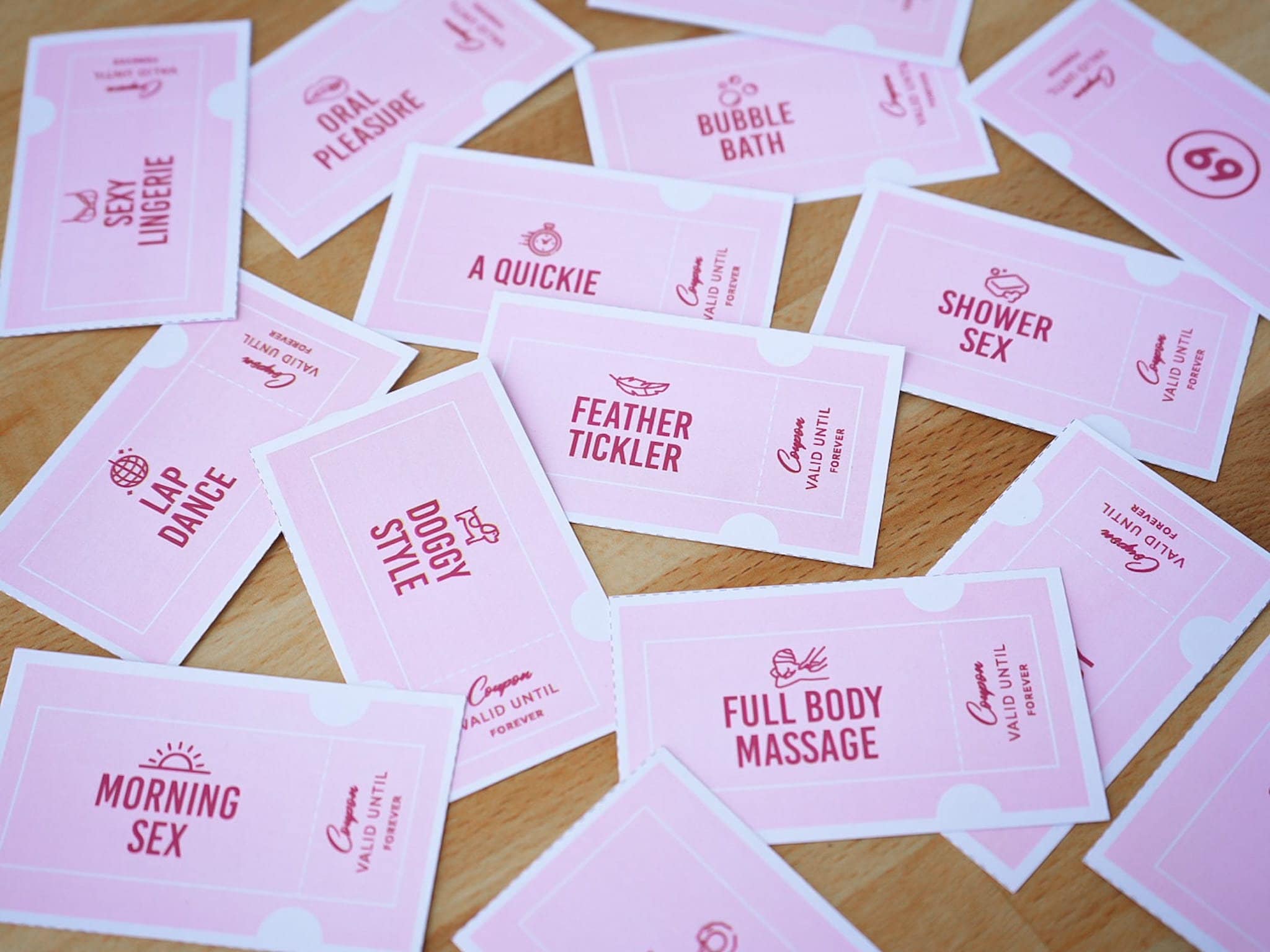 Printable Naughty Coupon Book for Birthday Gift Anniversary, Gift for