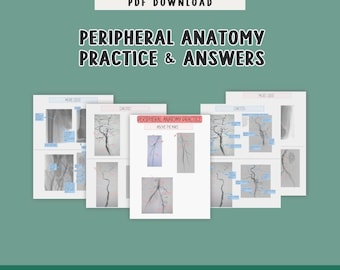 Foglio di lavoro per l'etichettatura dell'anatomia periferica
