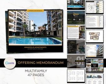 Mehrfamilien-Immobilienangebots-Memorandum | 47 Seiten