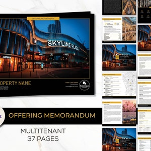 Memorandum di offerta immobiliare commerciale multi-inquilino - 37 pagine