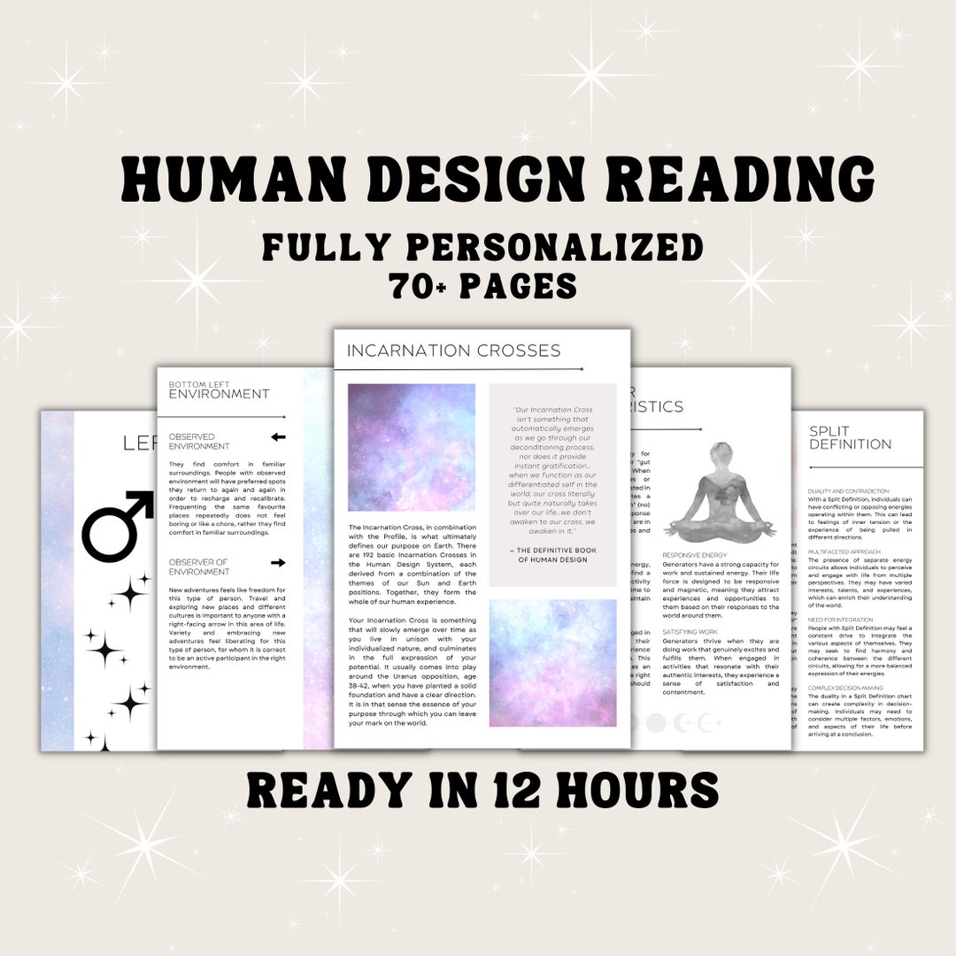 Human Design Reading Human Design Report Human Design Chart