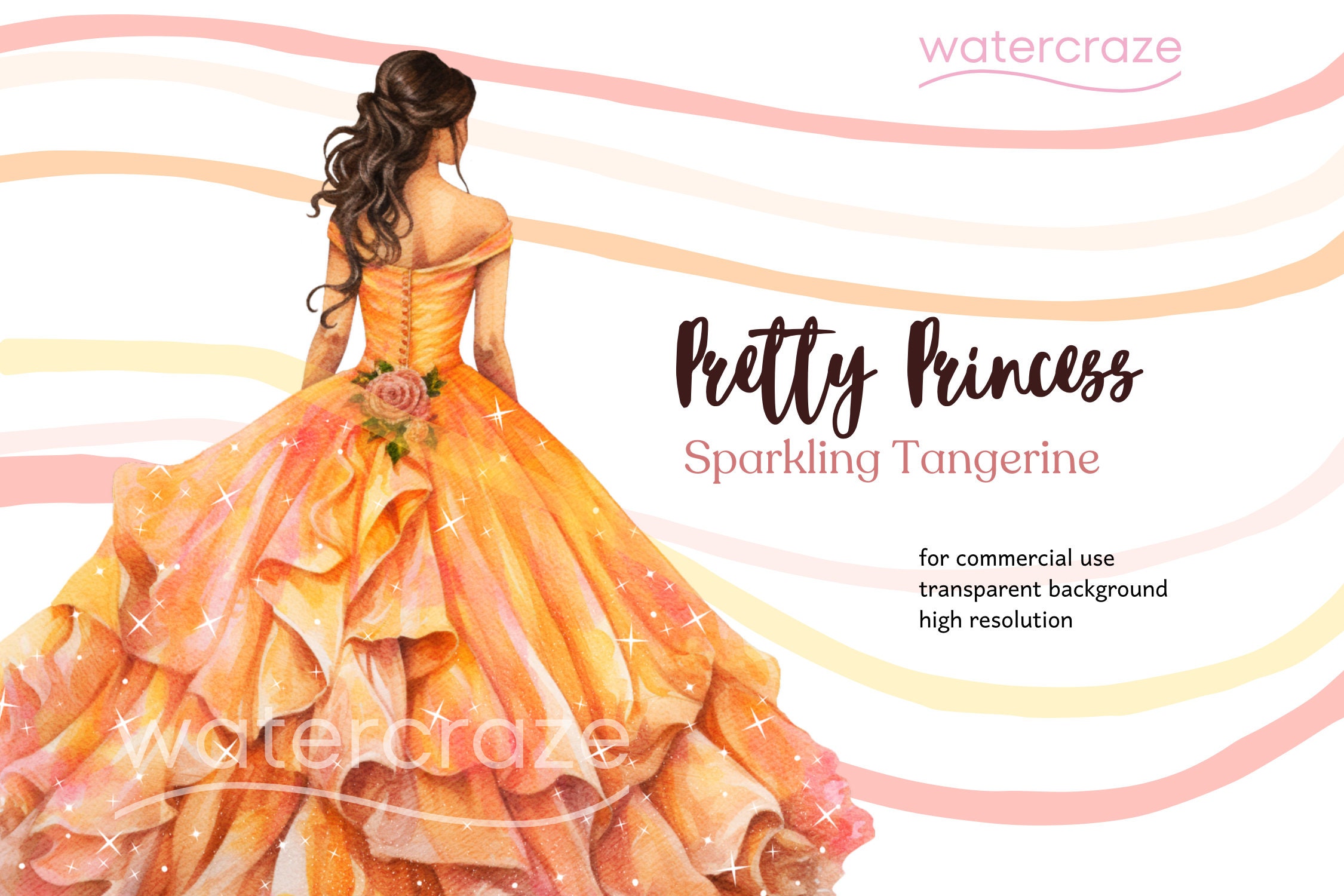 Tangerine Infinity Dress, Long Tangerine Dress, Peach Long Dress