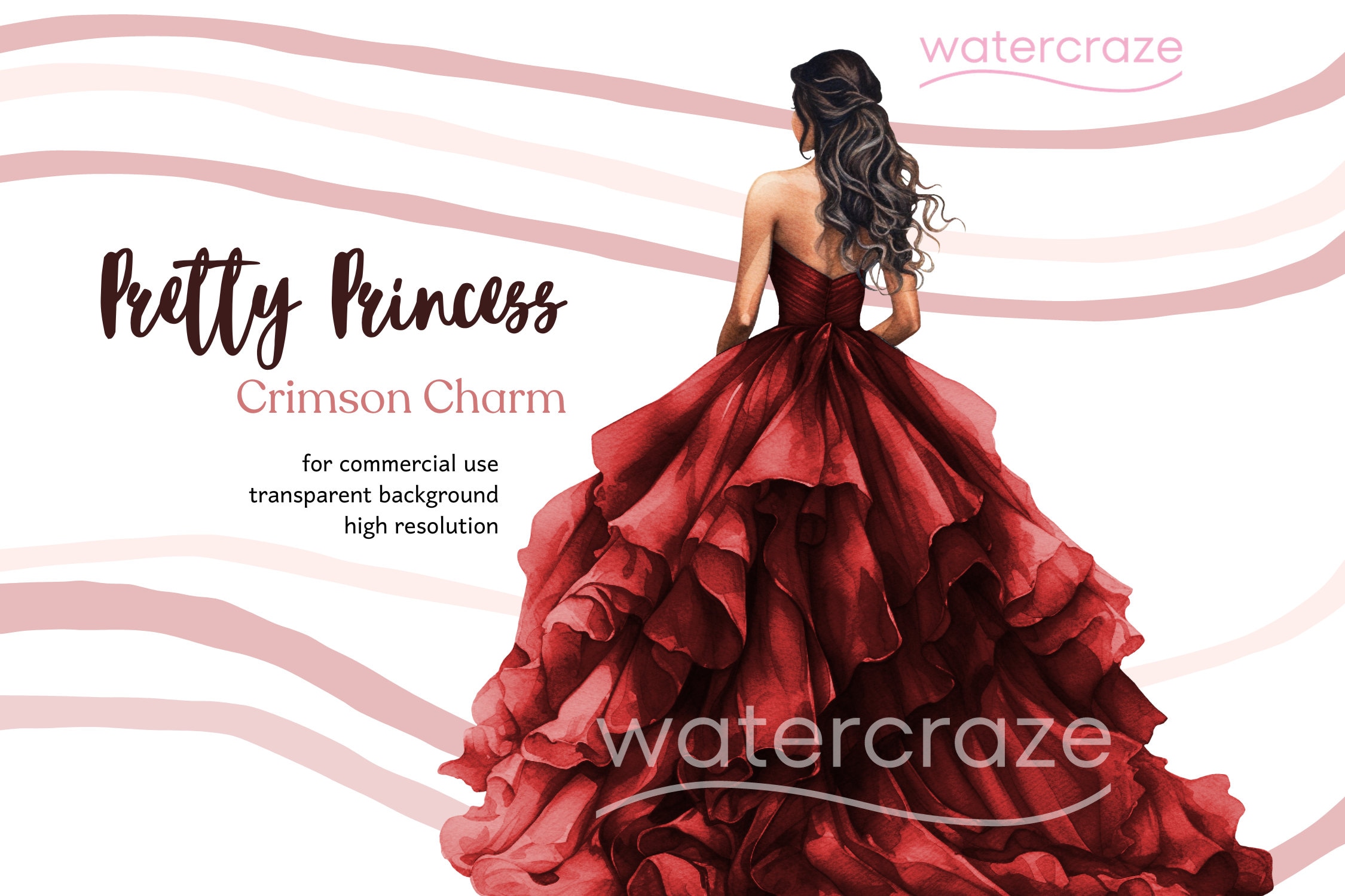 Red princess dress México