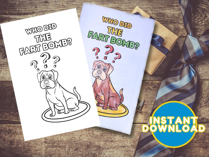 Printable Fathers Day Card, Instant Download, Coloring Page, Dad Will ...