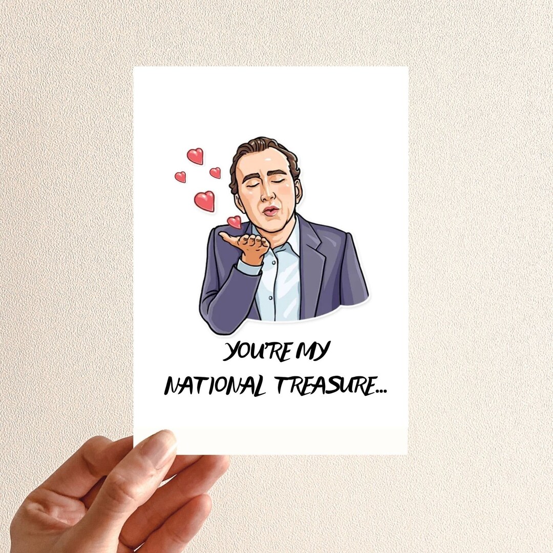 Nicolas Cage Cards Funny Romantic Greeting Cards Valentine's Day Gifts ...