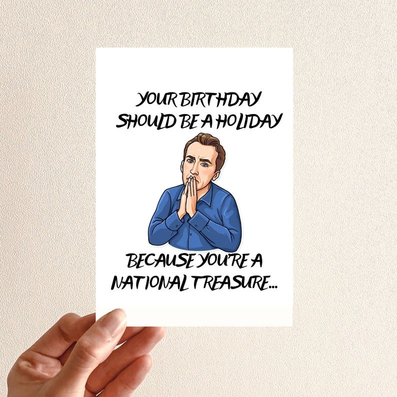 Nicolas Cage Cards Funny Romantic Greeting Cards Valentine's Day Gifts ...