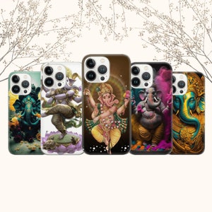 Hinduism Phone Case Lord ganesh Cover for iPhone 14 13 12 Pro 11 XR 8 7, Samsung S23 S22 A73 A53 A13 A14 S21 Fe S20, Pixel 7 6A