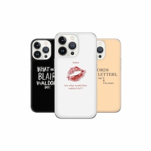 Gossip Girl Handyhülle Queen b Cover für iPhone 15Pro, 14, 13, 12, 11, Google Pixel 8, 7A, 6A, Samsung Galaxy S24 Ultra, S23fe, A05, A55, A3