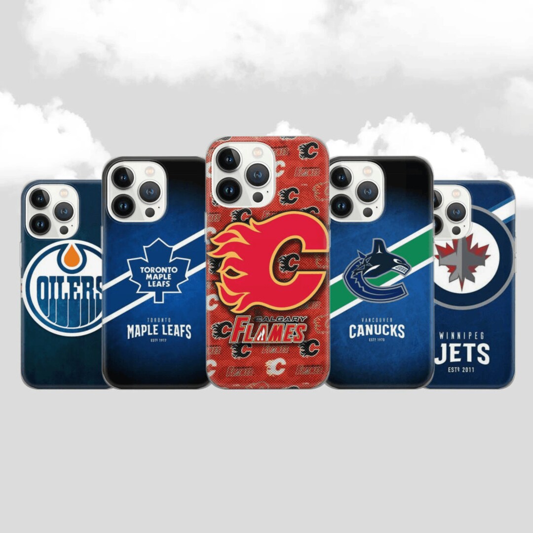 Canadian Hockey Phone Case Nhl Teams Cover for iPhone 14 13 12 Pro 11 ...