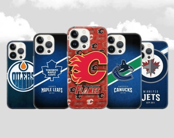 Canadian hockey  Phone Case Nhl teams Cover for iPhone 14 13 12 Pro 11 XR 8 7, Samsung S23 S22 A73 A53 A13 A14 S21 Fe S20, Pixel 7 6A