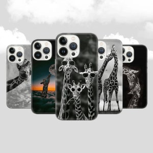 Giraffes Phone Case Cute giraffe Cover for iPhone 14 13 12 Pro 11 XR 8 7, Samsung S23 S22 A73 A53 A13 A14 S21 Fe S20, Pixel 7 6A