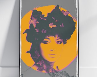 Kate Bush Vintage Pop Art Print – Iconic Music Decor