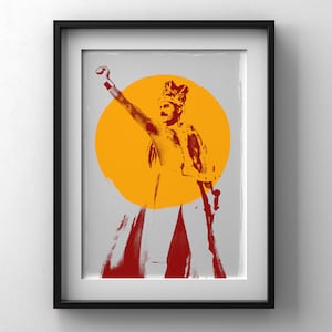 Freddie Mercury Iconic Rock Art Print -  Iconic Music Legend Poster For Music Enthusiasts