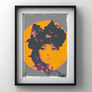 Kate Bush Fine Art Print - 80's Pop Art - Kate Bush Portrait