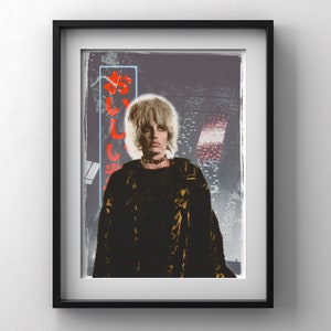 Blade Runner Pris Stratton Digital Art Print - Daryl Hannah Replicant Character Poster - Sci-Fi Movie Memorabilia - Cyberpunk Wall Art