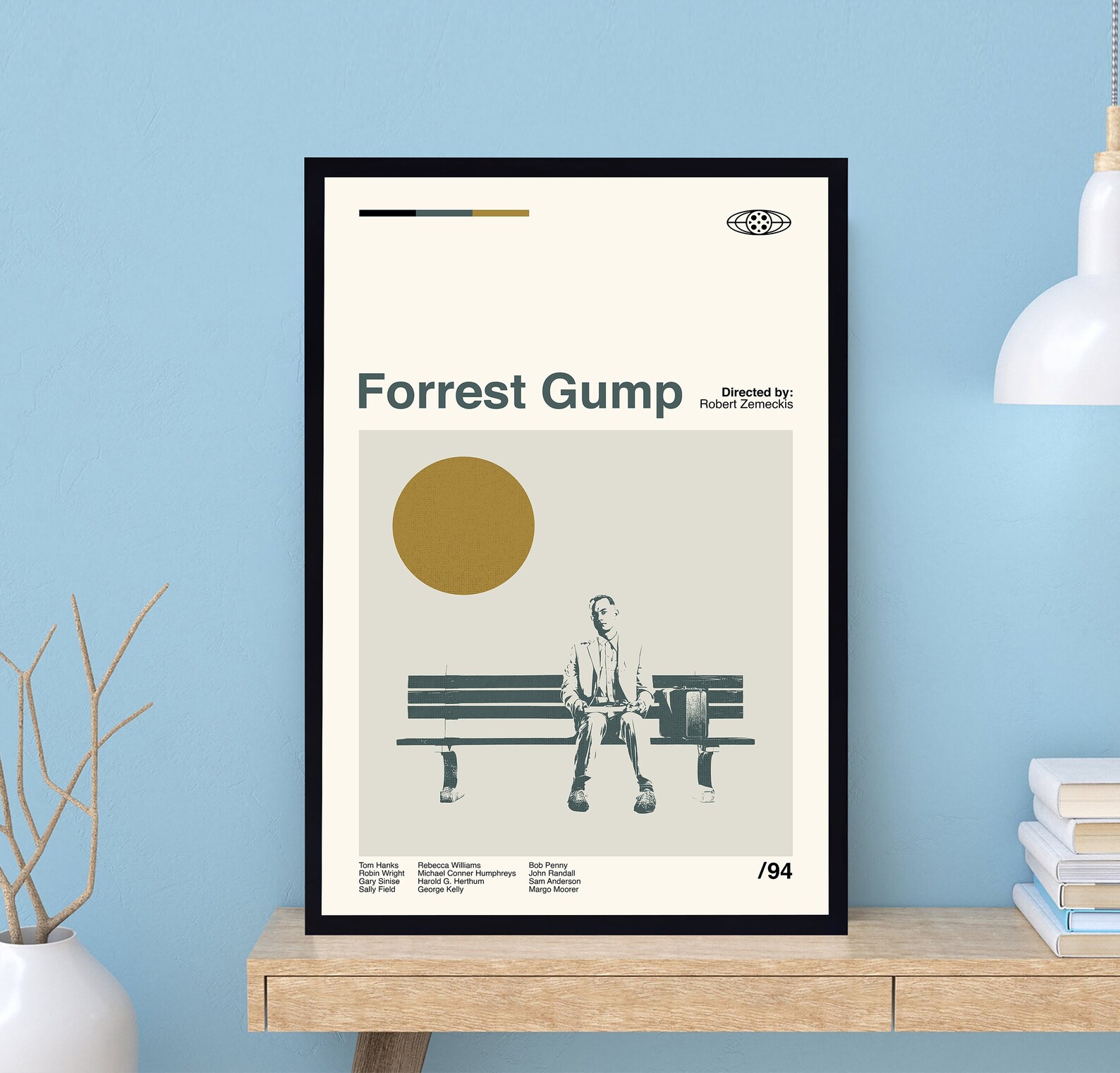 Forrest Gump Movie Poster, Forrest Gump, Wall Art Print, Minimalist