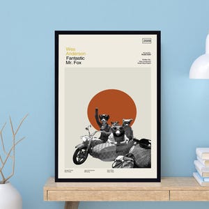 Fantastic Mr. Fox Poster, Fantastic Mr Fox Poster, Midcentury Art ...